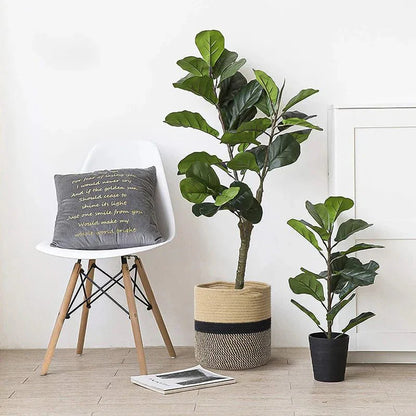 Decorative Fabric Plant Pot – Cotton Rope
