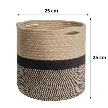 Decorative Fabric Plant Pot – Cotton Rope