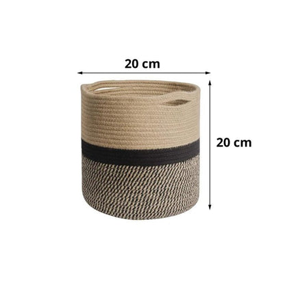 Decorative Fabric Plant Pot – Cotton Rope